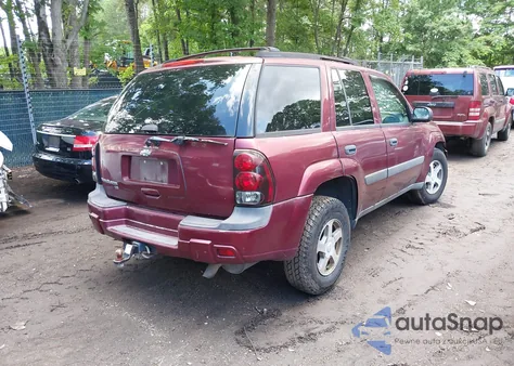 2005 Chevrolet Trailblazer Ls из США, поврежденный, VIN 1GNDT13S752256537